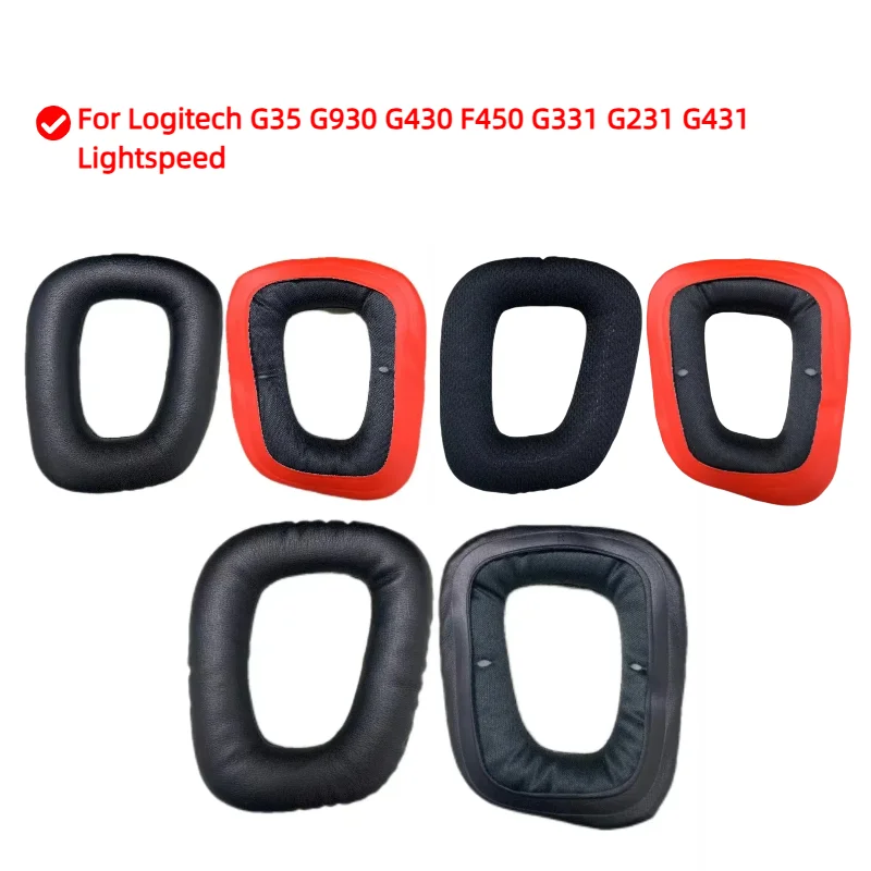 Ear pads for Logitech G35 G930 G430 F450 G331 G231 G431 Lightspeed replacement Headset Headphones Earmuff Earpads Cover Cups
Ear pads for Logitech G35 G930 G430 F450 G331 G231 G431 Lightspeed replacement Headset Headphones Earmuff Earpads Cover Cups