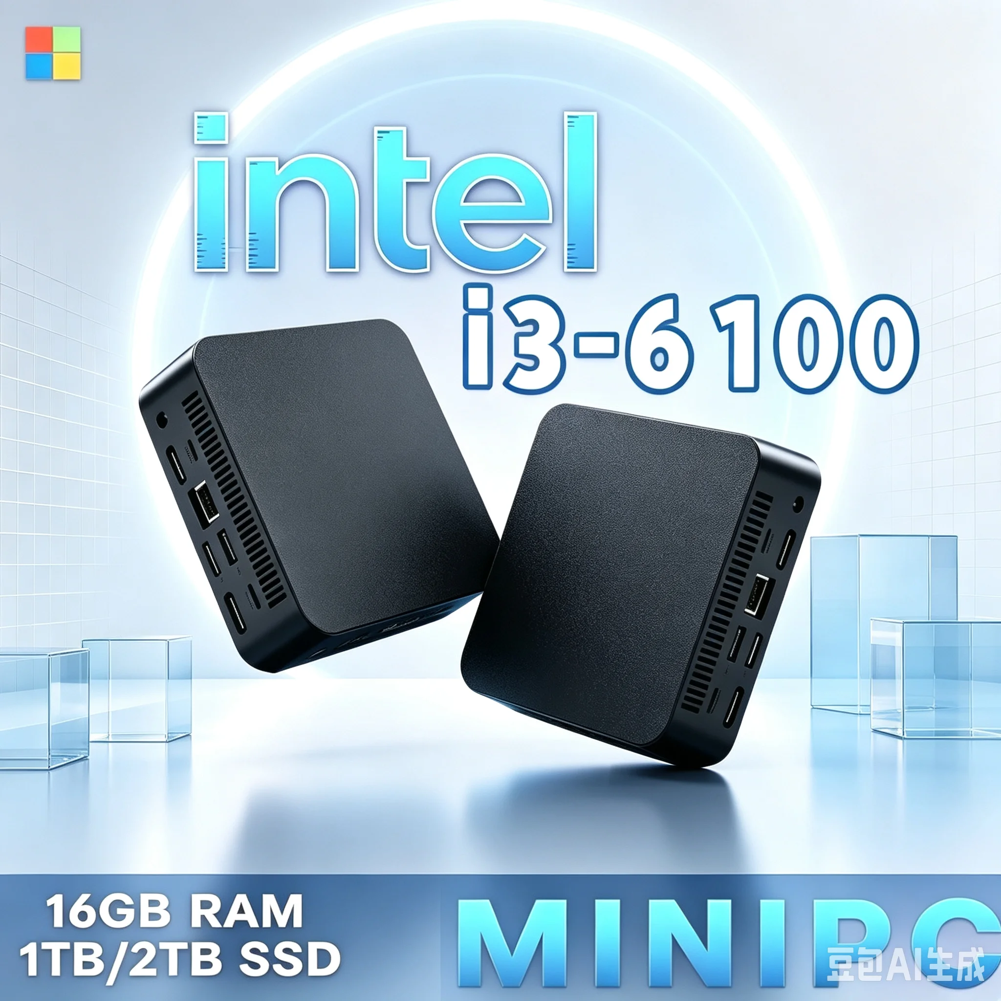 2026 Mini Gaming Desktop Computer Portable Pocket-Sized PC Intel Core i3-6100 16GB RAM, 1TB SSD, WiFi 6, BT5.2
2026 Mini Gaming Desktop Computer Portable Pocket-Sized PC Intel Core i3-6100 16GB RAM, 1TB SSD, WiFi 6, BT5.2