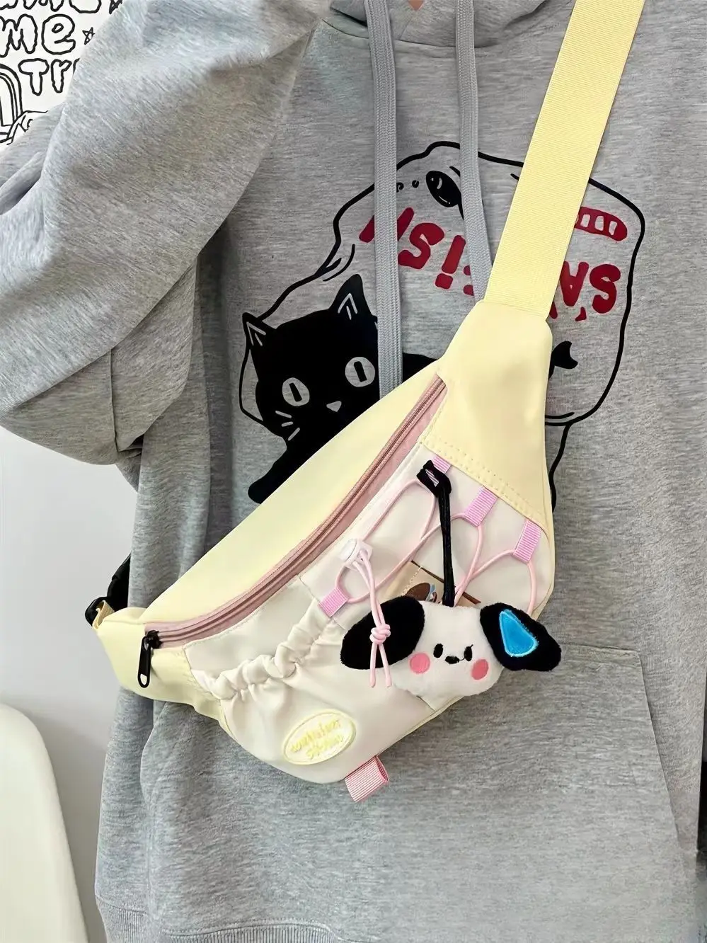 Kawaii Asian Fusion Crossbody - Japanese Korean Chest-to-Waist Convertible for Girls, Unique Indie Color-Block & Chic Aesthetic
Kawaii Asian Fusion Crossbody - Japanese Korean Chest-to-Waist Convertible for Girls, Unique Indie Color-Block & Chic Aesthetic