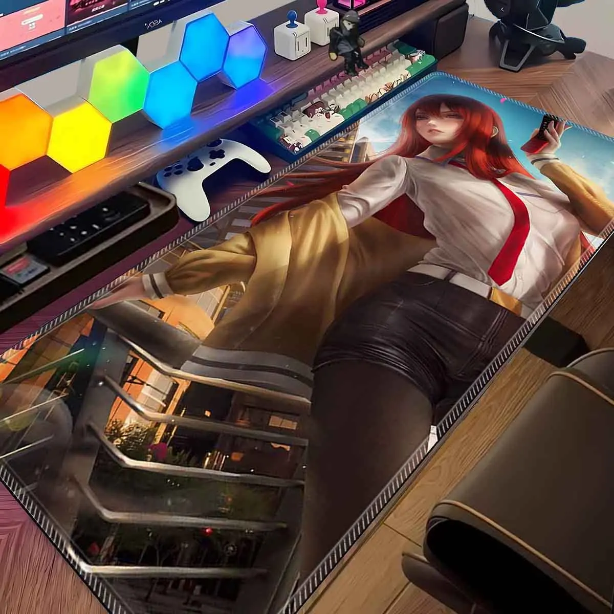 Gamer Mouse Pad Steins Gate Makise Kurisu Rubber Mouse Mat Anime Girls Large Gaming Mousepad Keyboard Pad Non-Slip Desk Mat 
Gamer Mouse Pad Steins Gate Makise Kurisu Rubber Mouse Mat Anime Girls Large Gaming Mousepad Keyboard Pad Non-Slip Desk Mat