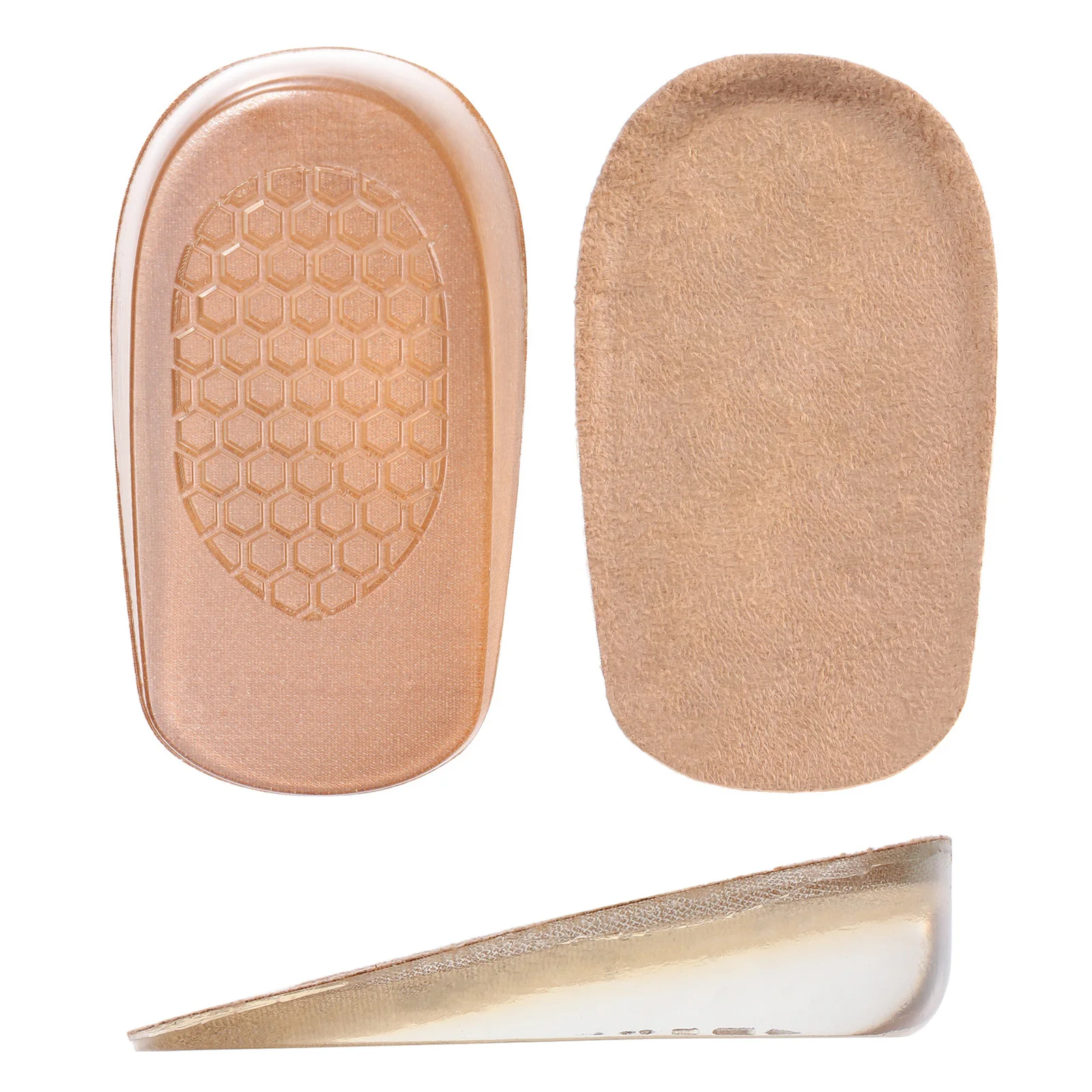 1Pair Gel Heel Lift Inserts Wide Invisible Shock Absorbing Cushions for Heel Pain Achilles Tendonitis Height Increase Insole
1Pair Gel Heel Lift Inserts Wide Invisible Shock Absorbing Cushions for Heel Pain Achilles Tendonitis Height Increase Insole