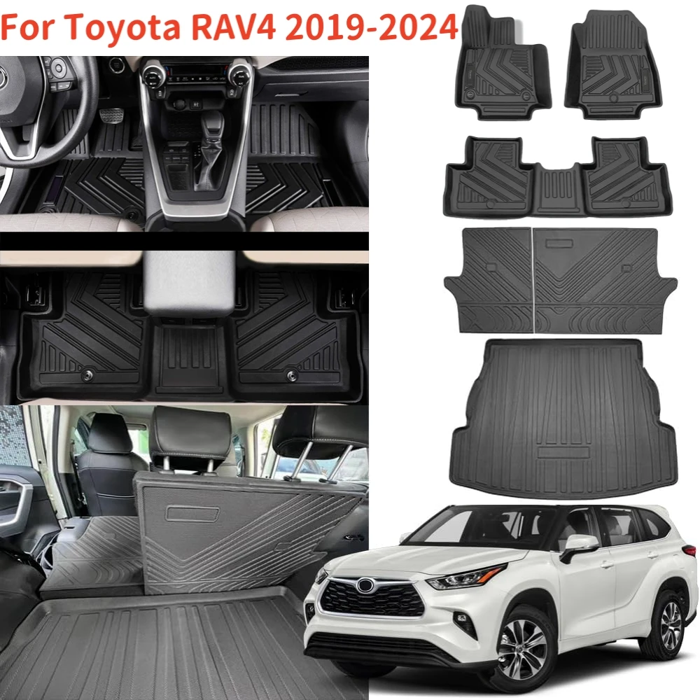 Коврики для Toyota Rav4 2025 2024 2023 2022 2021 2020, всепогодные водонепроницаемые противоустойчивые коврики для спинки багажника, защита
Коврики для Toyota Rav4 2025 2024 2023 2022 2021 2020, всепогодные водонепроницаемые противоустойчивые коврики для спинки багажника, защита