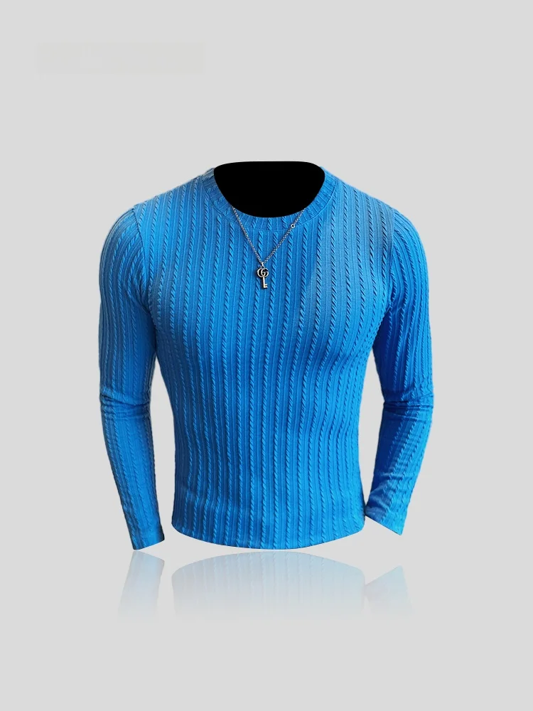 IT Men's Long Sleeve round Neck Striped T-shirt Casual Versatile Fashionable Base Layer Spring Autumn Style Clothing
IT Men's Long Sleeve round Neck Striped T-shirt Casual Versatile Fashionable Base Layer Spring Autumn Style Clothing