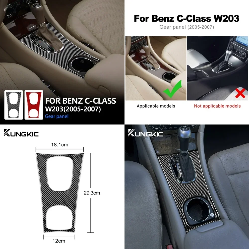 Soft Carbon Fiber Sticker for Mercedes C Class W203 2005 2006 2007 Gear Shift Panel Interior Trim Car Decor Accessories Auto
Soft Carbon Fiber Sticker for Mercedes C Class W203 2005 2006 2007 Gear Shift Panel Interior Trim Car Decor Accessories Auto