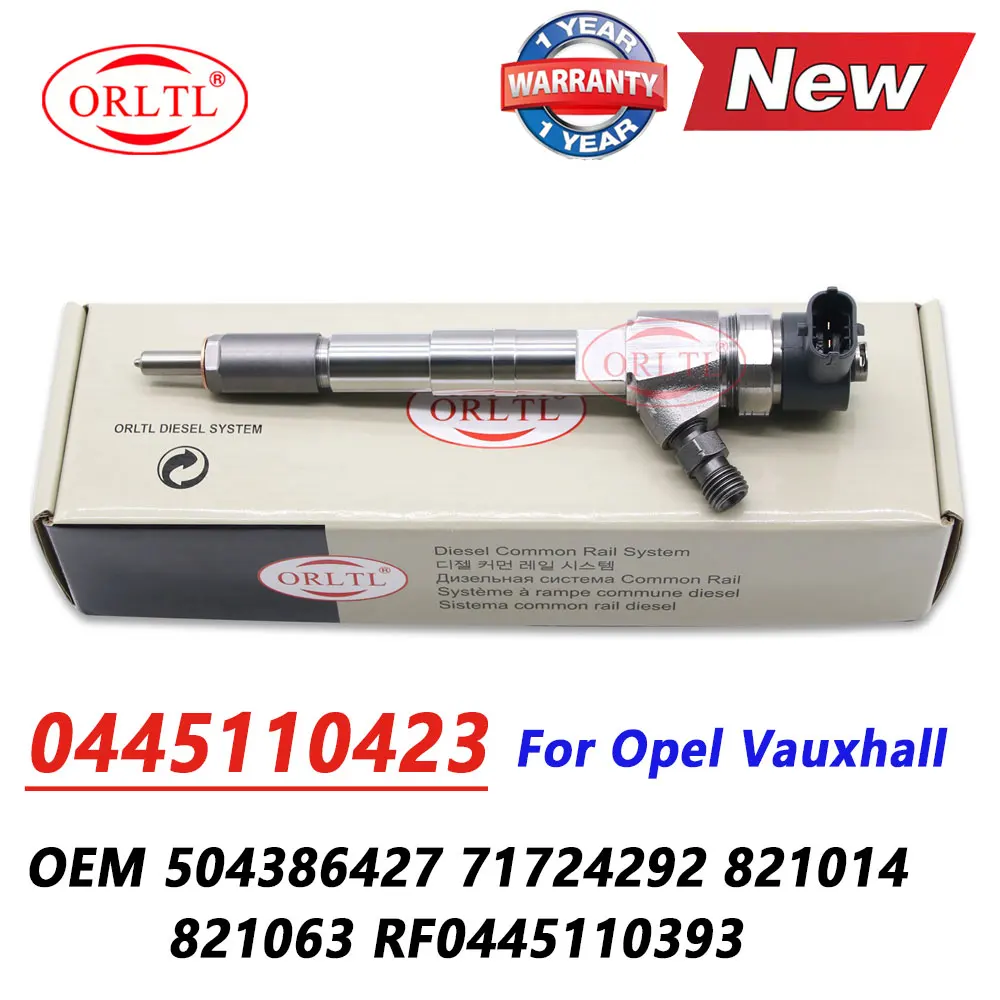 ORLTL NEW Injector CR 0445110423 504386427 71724292 821014 821063 RF0445110393 For Opel Vauxhall 0 445 110 423
ORLTL NEW Injector CR 0445110423 504386427 71724292 821014 821063 RF0445110393 For Opel Vauxhall 0 445 110 423