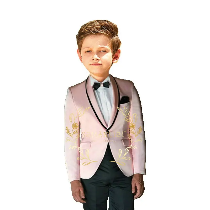 Pink Suit For Boys Tuxedo For Wedding Jacket Pants 2 Piece Formal Kids Blazer Trousers Set Costume Enfant Garçon Mariage
Pink Suit For Boys Tuxedo For Wedding Jacket Pants 2 Piece Formal Kids Blazer Trousers Set Costume Enfant Garçon Mariage