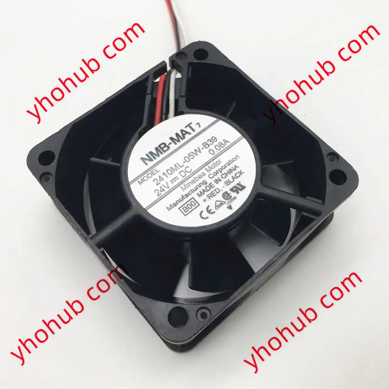 NMB-MAT 2410ML-05W-B39 B00 DC 24V 0.08A 60x60x25mm Server Cooling Fan
NMB-MAT 2410ML-05W-B39 B00 DC 24V 0.08A 60x60x25mm Server Cooling Fan