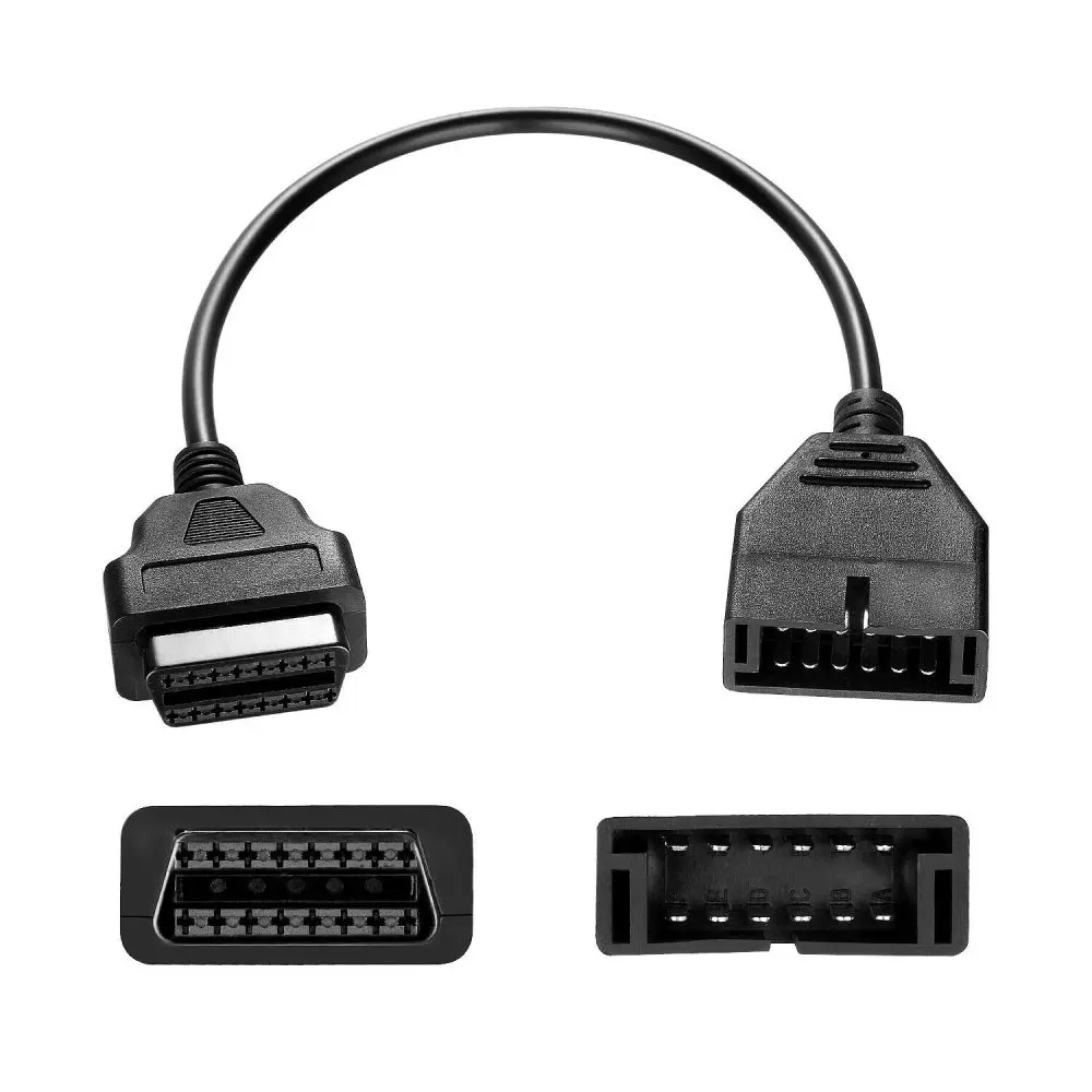 12 Pin OBD 1 To 16 Pin OBD2 Convertor Adapter Cable for Diagnostic Scanner for Gm Quality Standards
12 Pin OBD 1 To 16 Pin OBD2 Convertor Adapter Cable for Diagnostic Scanner for Gm Quality Standards