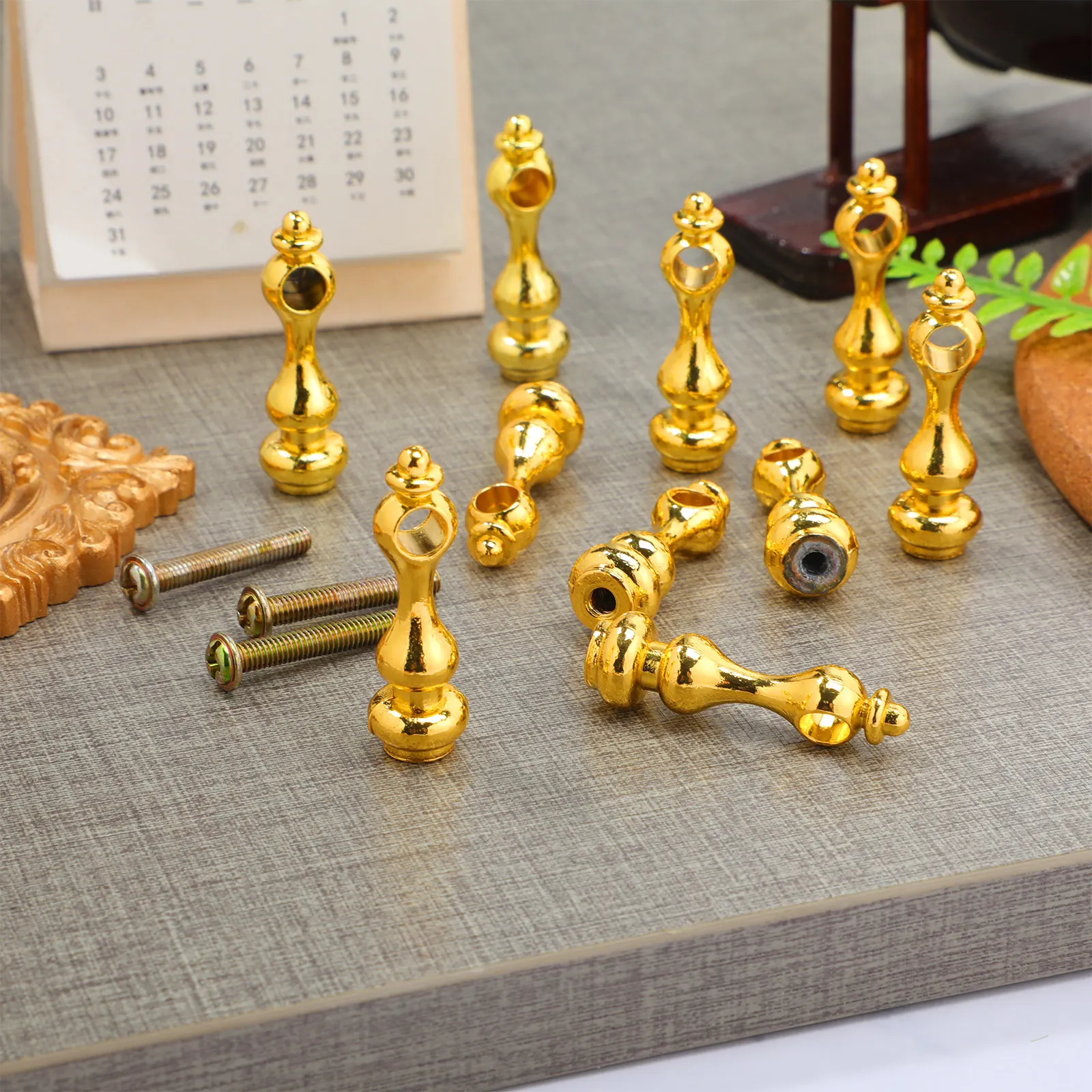 10Pcs Heavy-Duty Metal Spindles for Glass Railing Furniture Accents Gallery Connectors Cabinet Wine Rack Serving Cart Decorative
10Pcs Heavy-Duty Metal Spindles for Glass Railing Furniture Accents Gallery Connectors Cabinet Wine Rack Serving Cart Decorative