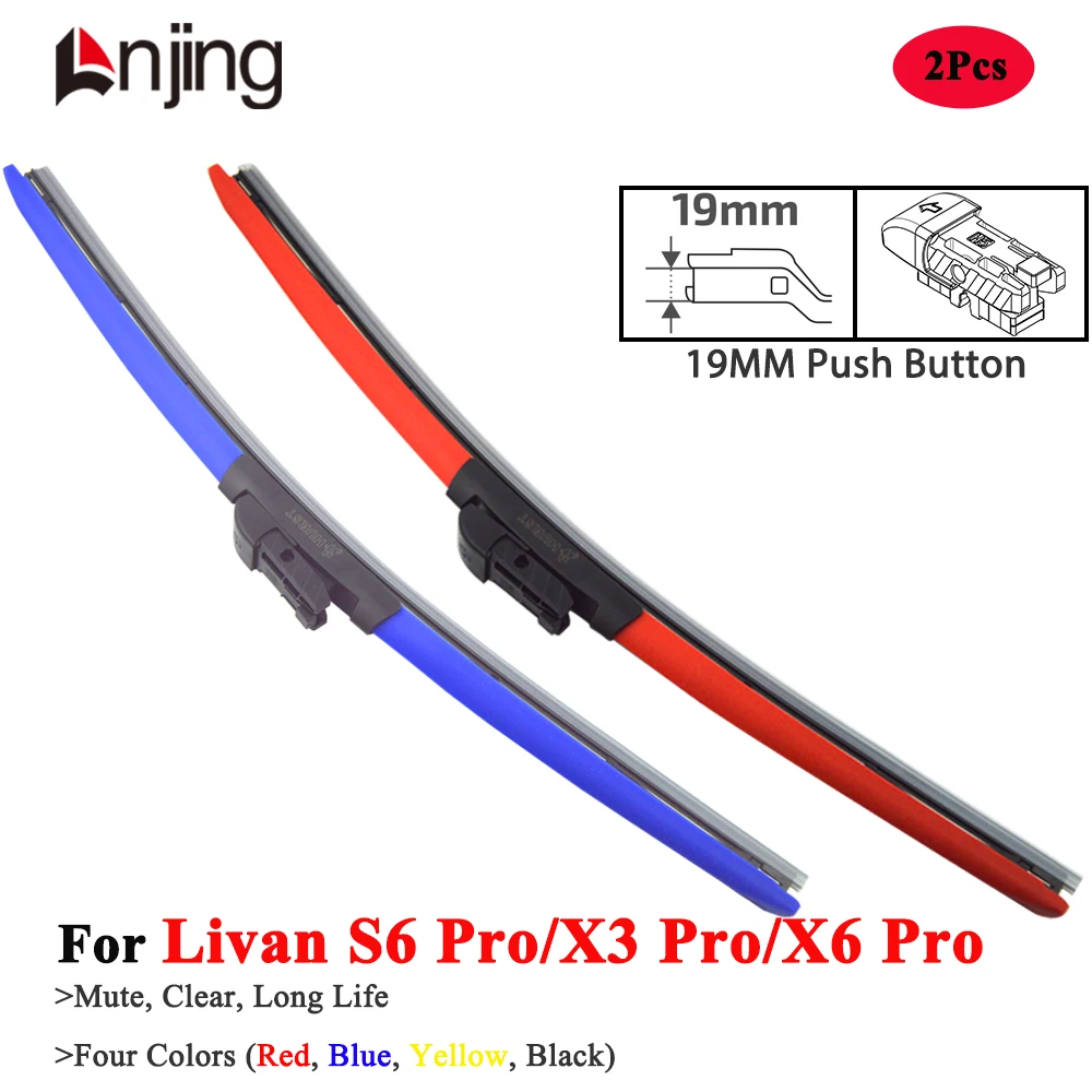 LNJING Colorful Wiper Blades For Geely Livan S6 X3 X6 Pro 2023 2024 2025 Car Accessories Replacement Parts Yellow Hybrid Wipers
LNJING Colorful Wiper Blades For Geely Livan S6 X3 X6 Pro 2023 2024 2025 Car Accessories Replacement Parts Yellow Hybrid Wipers