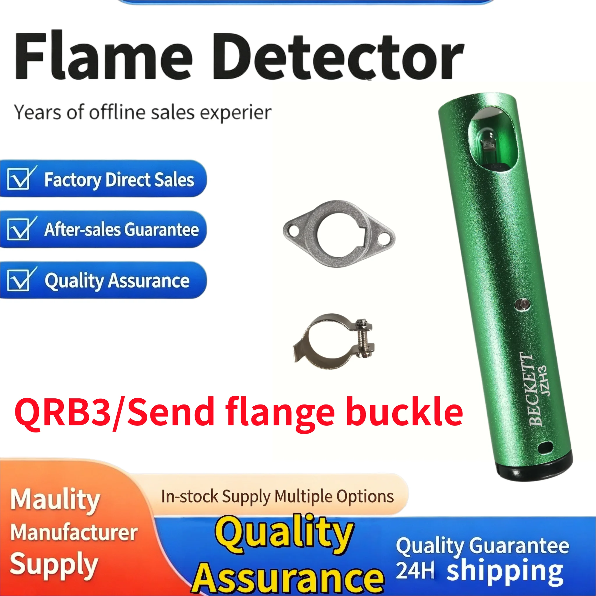 QRB3 High Sensitivity Flame Photocell Longer Housing Flame Detector For Oil Diesel Burning Equipment, 24h Fast Shipping
QRB3 High Sensitivity Flame Photocell Longer Housing Flame Detector For Oil Diesel Burning Equipment, 24h Fast Shipping