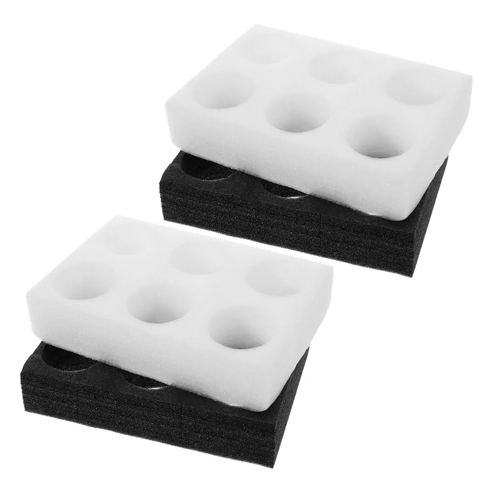 4 Pcs Holder Black 6 Holes Drink Carrier Tray Coffee Beverage Takeout Cup Rack Takeout Beverage Carrier Pearl Cotton Kitchen Bar
4 Pcs Holder Black 6 Holes Drink Carrier Tray Coffee Beverage Takeout Cup Rack Takeout Beverage Carrier Pearl Cotton Kitchen Bar