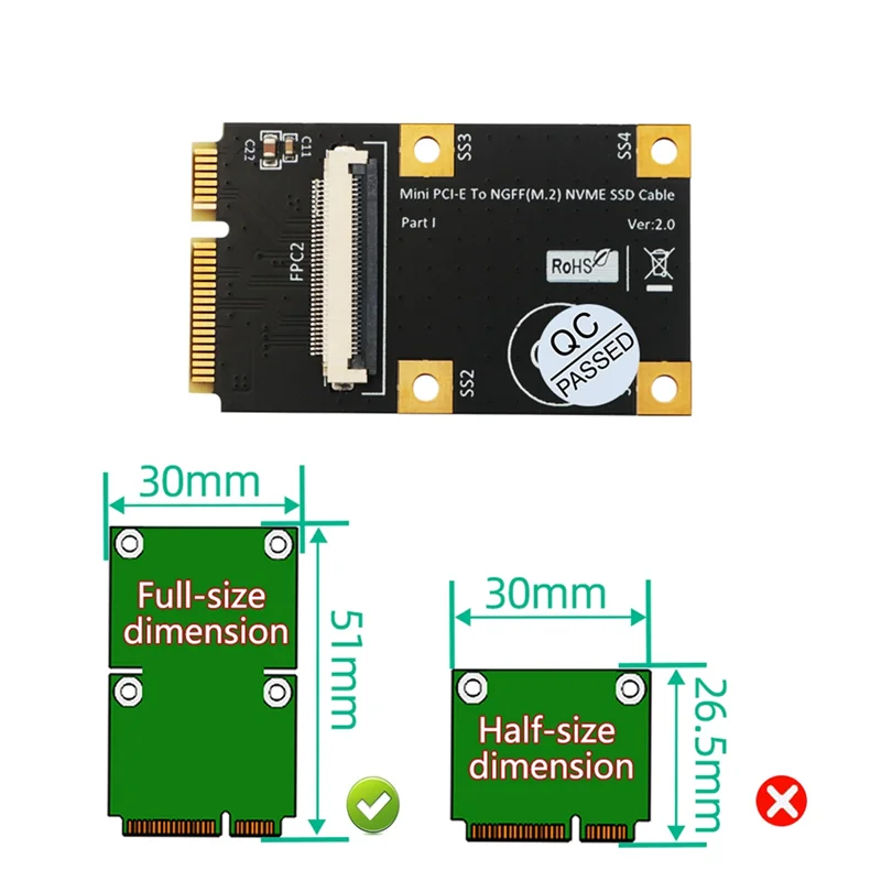 Адаптер Exquisite-M.2 NVME SSD-M Mini PCI-E с кабелем FFC для удлинителя конвертера SSD M.2 M-Key 2230/2242/2260/2280 NVME
Адаптер Exquisite-M.2 NVME SSD-M Mini PCI-E с кабелем FFC для удлинителя конвертера SSD M.2 M-Key 2230/2242/2260/2280 NVME