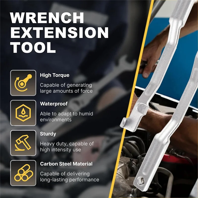AAAF Wrench Extender Extension Torque Amplifier Tool For Handyman, Mechanics Or Garage-Tradesman To Amplify Torque
AAAF Wrench Extender Extension Torque Amplifier Tool For Handyman, Mechanics Or Garage-Tradesman To Amplify Torque