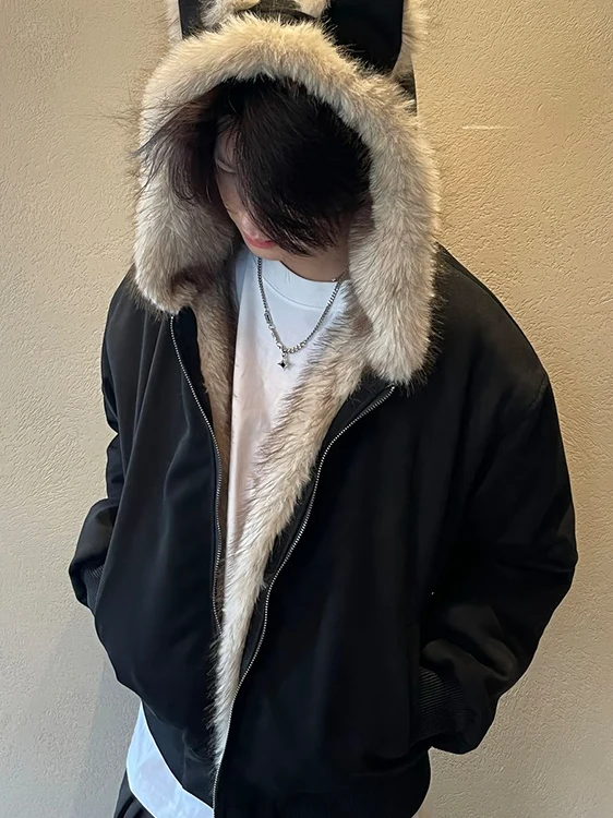 Теплая хлопковая куртка большого размера (300 пу) с капюшоном для мужчин и пар, осенне-зимняя, с узором «Горный орел» Cleanfit
Теплая хлопковая куртка большого размера (300 пу) с капюшоном для мужчин и пар, осенне-зимняя, с узором «Горный орел» Cleanfit