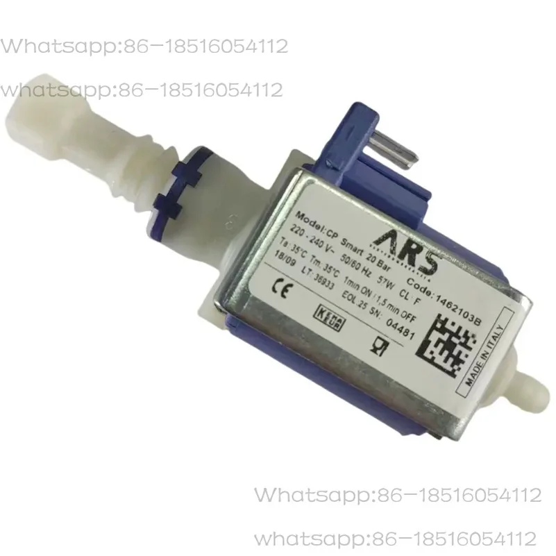 Italian Electromagnetic Pump AC220V Plunger Pump CP Smart 20 Bar 57 W Coffee Machine Water Pump
Italian Electromagnetic Pump AC220V Plunger Pump CP Smart 20 Bar 57 W Coffee Machine Water Pump