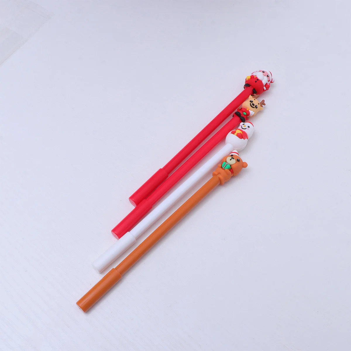 4Pcs Xmas Lovely Gel Pens Creative Christmas Elements Ideal for Kids Gifts Note Making Christmas Gel Pens Stationery
4Pcs Xmas Lovely Gel Pens Creative Christmas Elements Ideal for Kids Gifts Note Making Christmas Gel Pens Stationery