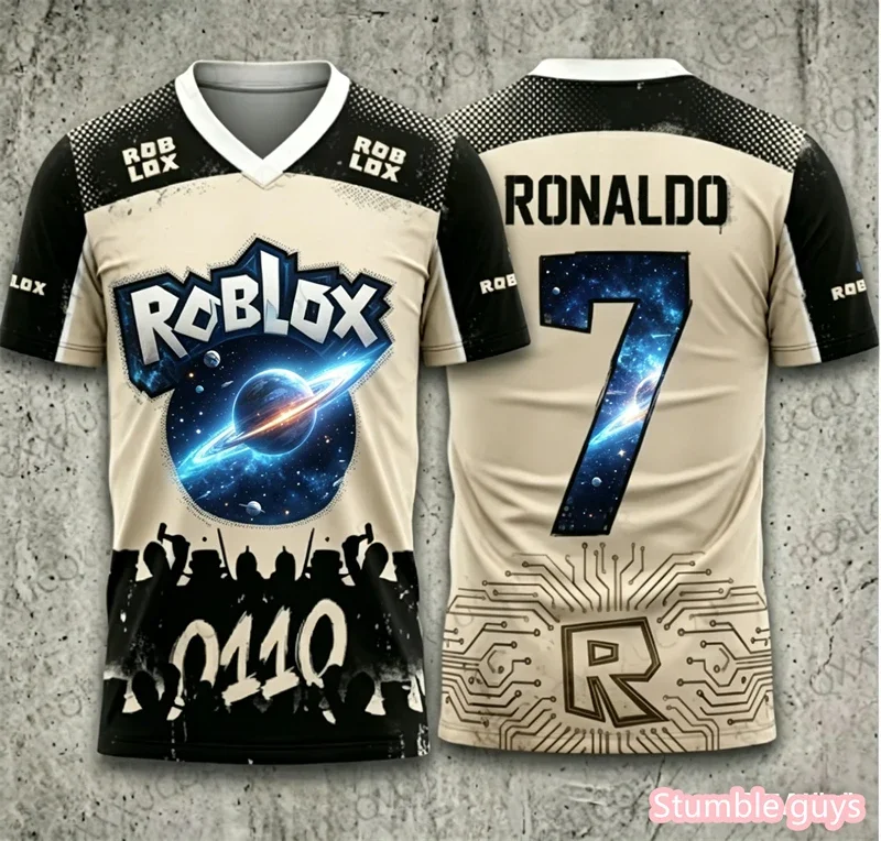 Boys Anime Summer Roblox T-Shirt Casual Kids Girls Short Sleeve Tee Game Pattern Print Cartton Daily Tops Wear
Boys Anime Summer Roblox T-Shirt Casual Kids Girls Short Sleeve Tee Game Pattern Print Cartton Daily Tops Wear