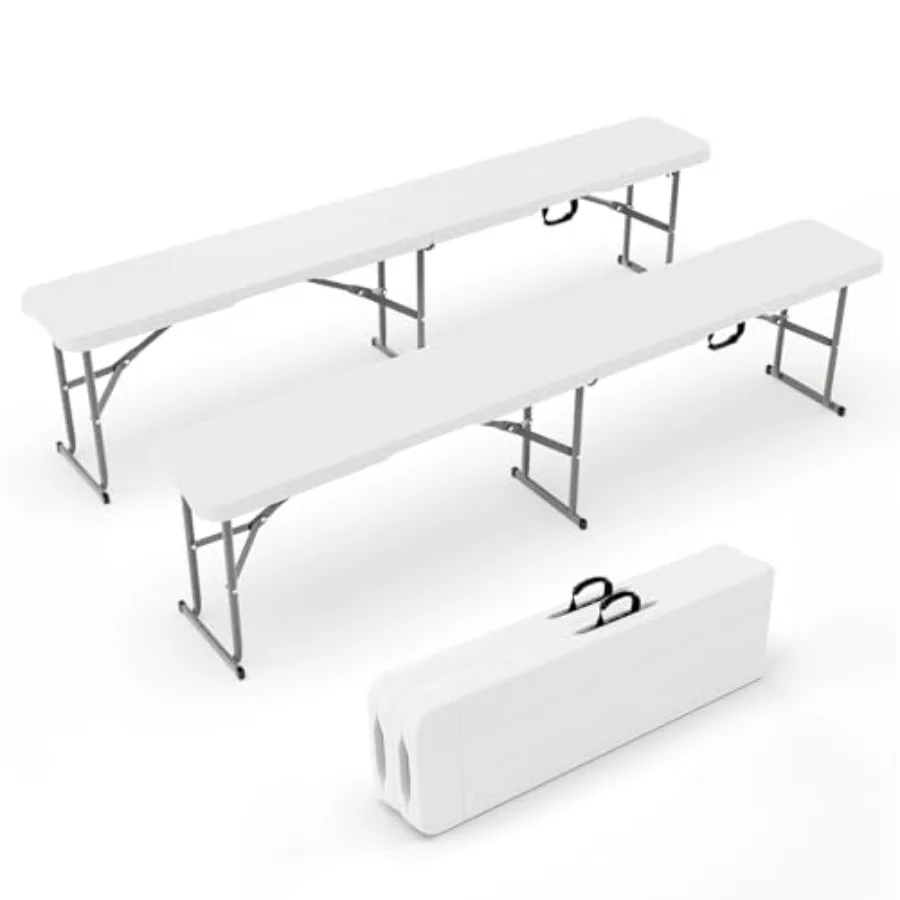6 feet Plastic Folding Bench, Portable in/Outdoor Picnic Party Camping Dining Seat, Garden Soccer Multipurpose Entertaining Act
6 feet Plastic Folding Bench, Portable in/Outdoor Picnic Party Camping Dining Seat, Garden Soccer Multipurpose Entertaining Act