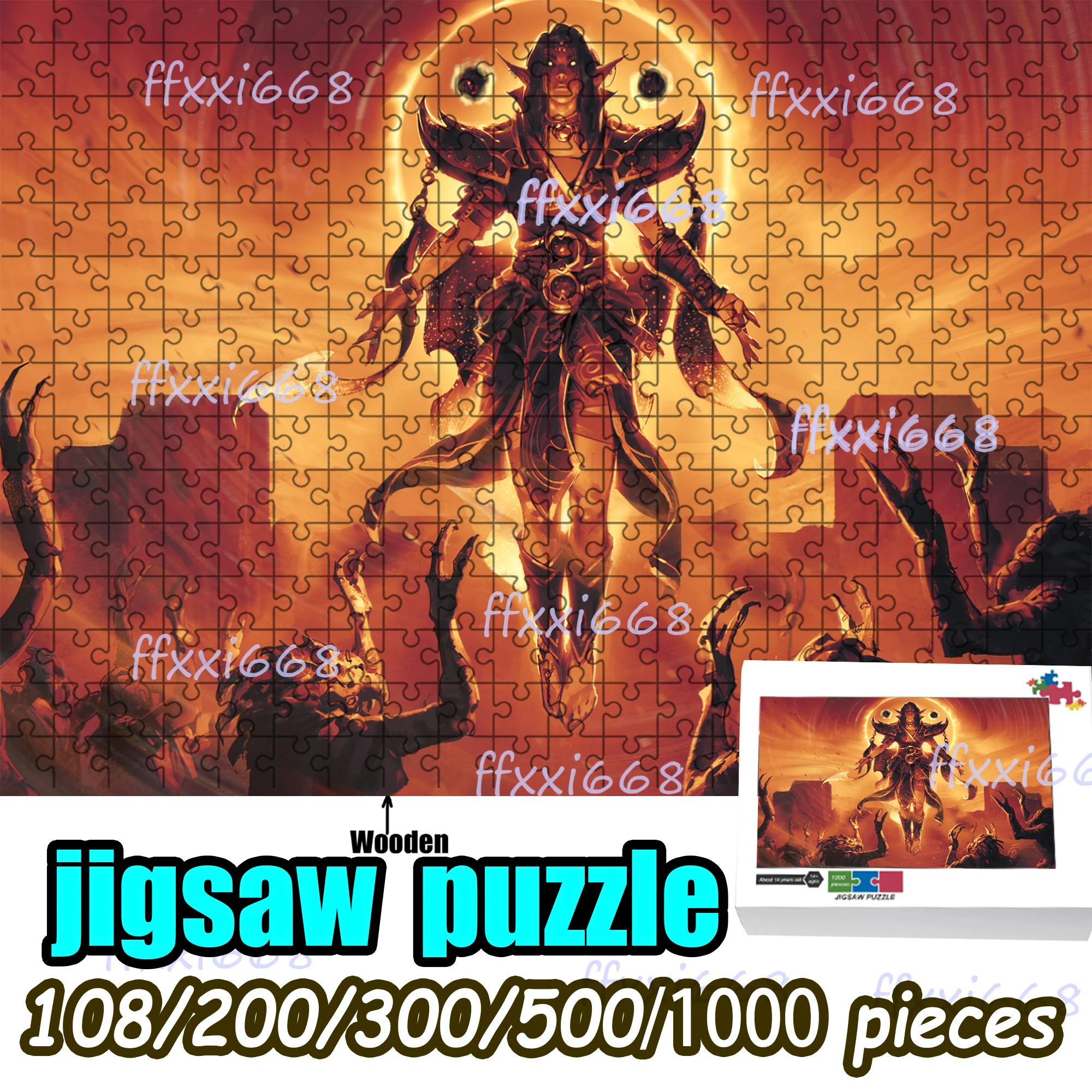 World of Warcraft Xal'atath Wooden Jigsaw Puzzle 108/200/300/500/1000 Pcs, Stress Relief Gift for Adult Fans,High quality
World of Warcraft Xal'atath Wooden Jigsaw Puzzle 108/200/300/500/1000 Pcs, Stress Relief Gift for Adult Fans,High quality