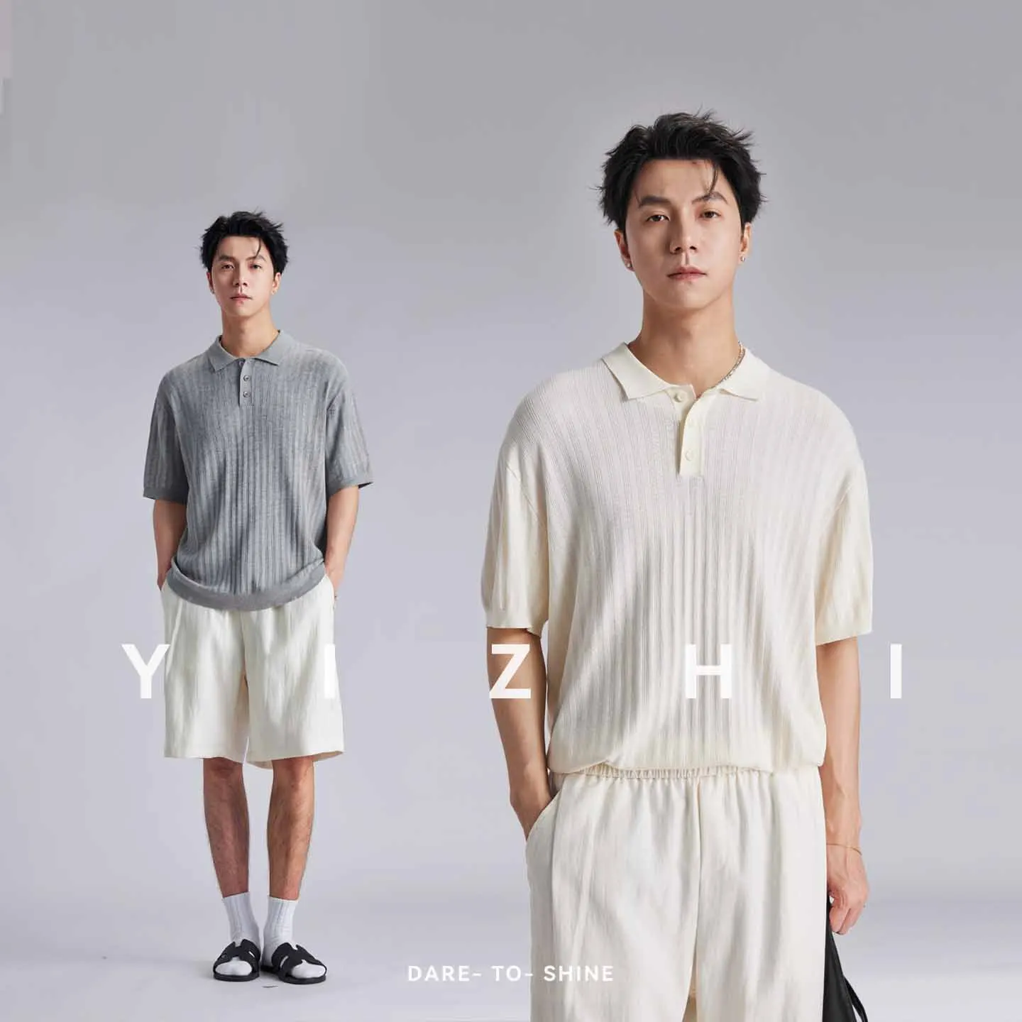 Men Henry Collar Vertical Ribbed Knit Polo Shirt 2026 Summer Old Money Style Loose Breathable Light Luxury Short Sleeve Top
Men Henry Collar Vertical Ribbed Knit Polo Shirt 2026 Summer Old Money Style Loose Breathable Light Luxury Short Sleeve Top