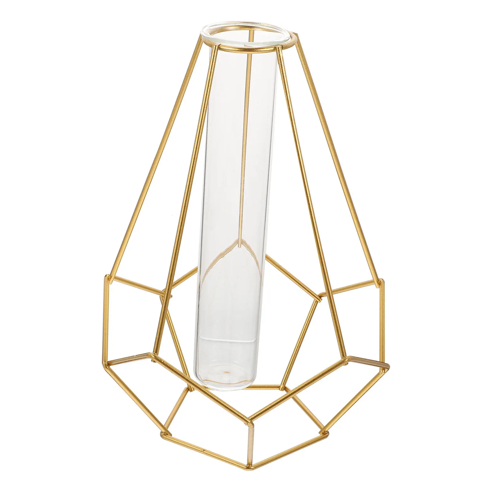 Glass Tube Vase Hydroponic Planter Metal Rack Artistic Glass Plant Container for Bedroom Living Room Decoration
Glass Tube Vase Hydroponic Planter Metal Rack Artistic Glass Plant Container for Bedroom Living Room Decoration
