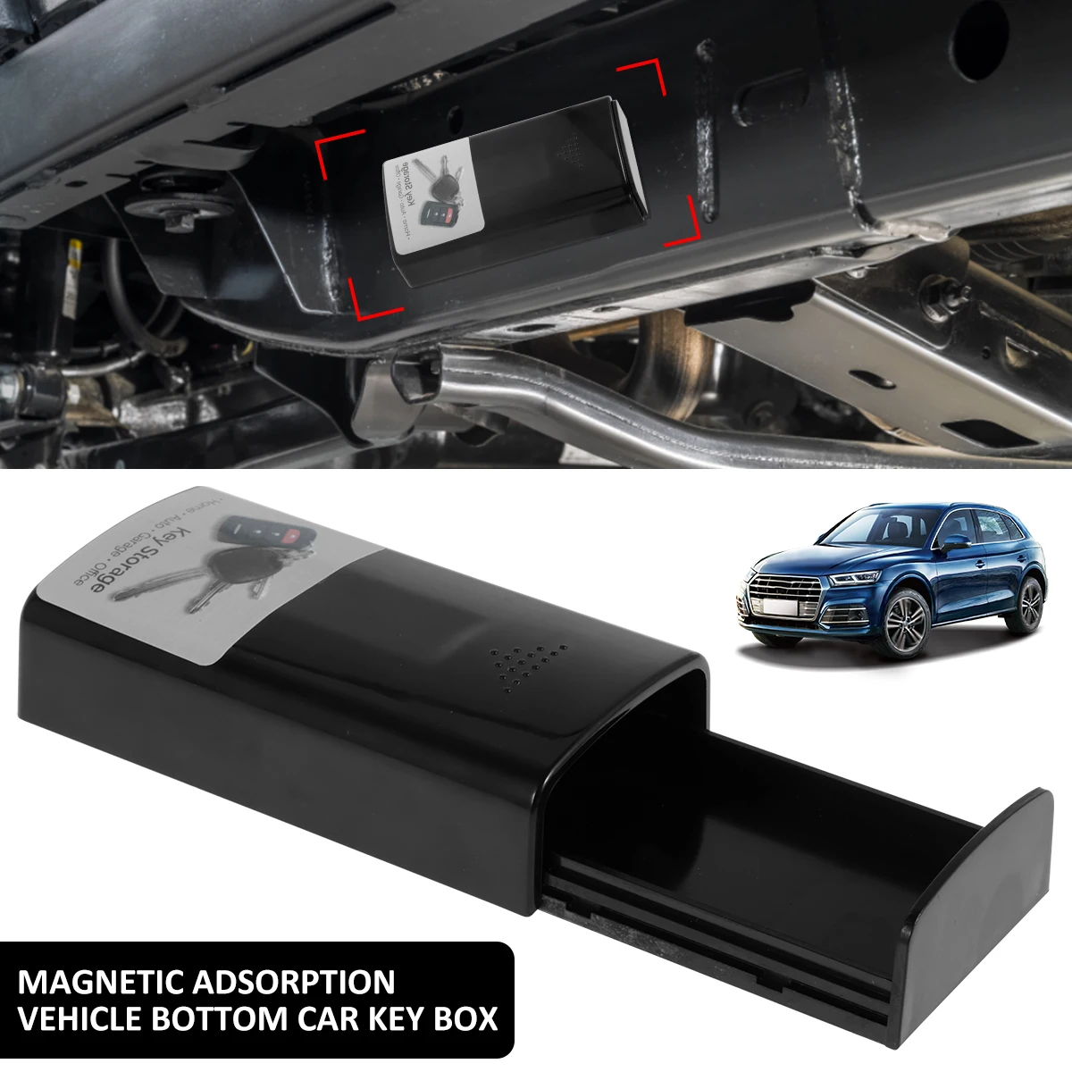 Creative Magnetic Black Key Safe Boxes Car Hidden Storage Outdoor Anti-Rust Key Box Car Truck Caravan Secret Box Homes Keies
Creative Magnetic Black Key Safe Boxes Car Hidden Storage Outdoor Anti-Rust Key Box Car Truck Caravan Secret Box Homes Keies