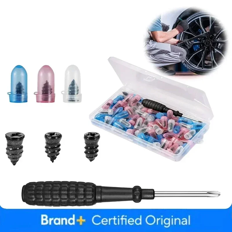 Tire Repair Rubber Nails Kit With 3 Sizes, Tire Repair Kit Repair Fast Plugs Tire Screw In Tire Repair – Self-Service Tools G8H2
Tire Repair Rubber Nails Kit With 3 Sizes, Tire Repair Kit Repair Fast Plugs Tire Screw In Tire Repair – Self-Service Tools G8H2
