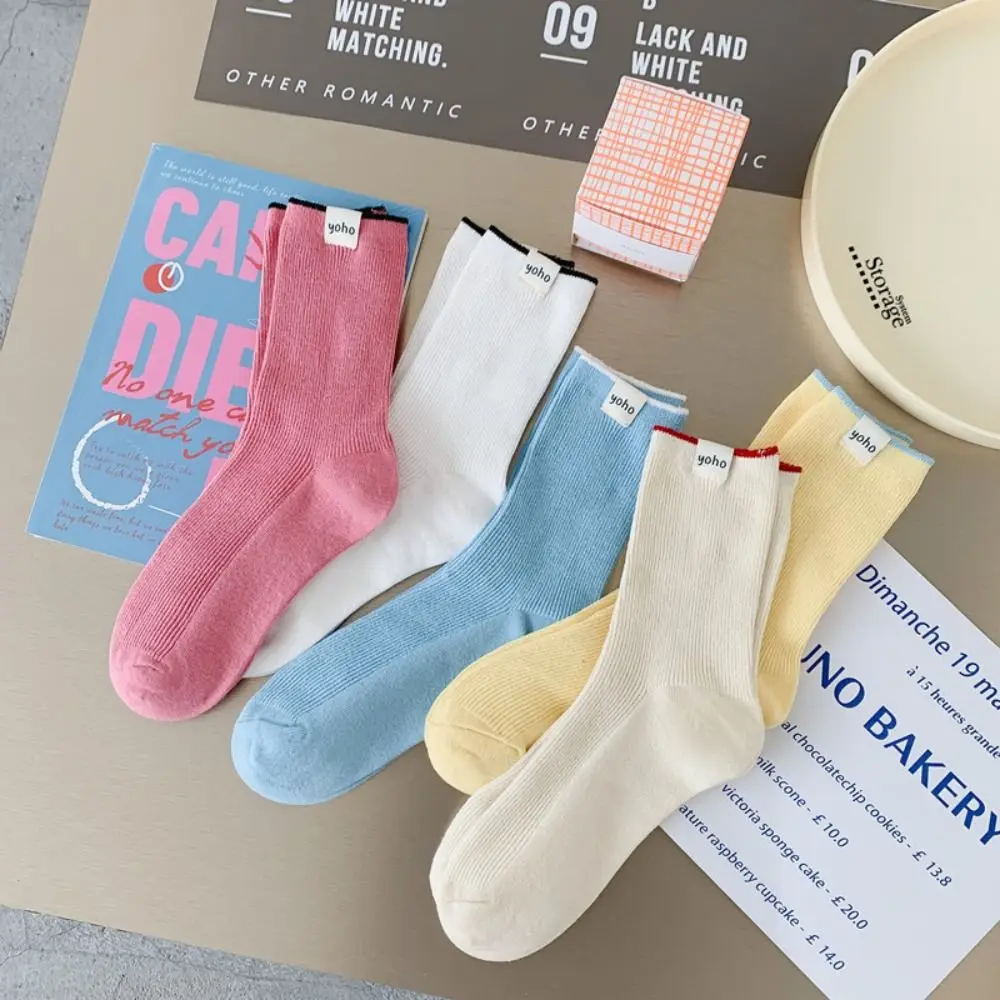 5Pairs Fashion Women Solid Socks Mid Tube Socks Sweet Ruffle Ankle Socks Breathable Cotton Stockings INS Style Patchwork Hosiery
5Pairs Fashion Women Solid Socks Mid Tube Socks Sweet Ruffle Ankle Socks Breathable Cotton Stockings INS Style Patchwork Hosiery
