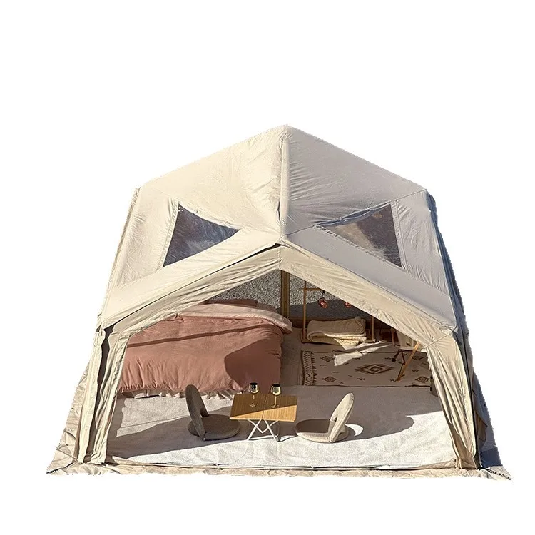Inflatable tent four feet with the same pivot camping outdoor accommodation travel rain and sun protection camp splicing tent
Inflatable tent four feet with the same pivot camping outdoor accommodation travel rain and sun protection camp splicing tent