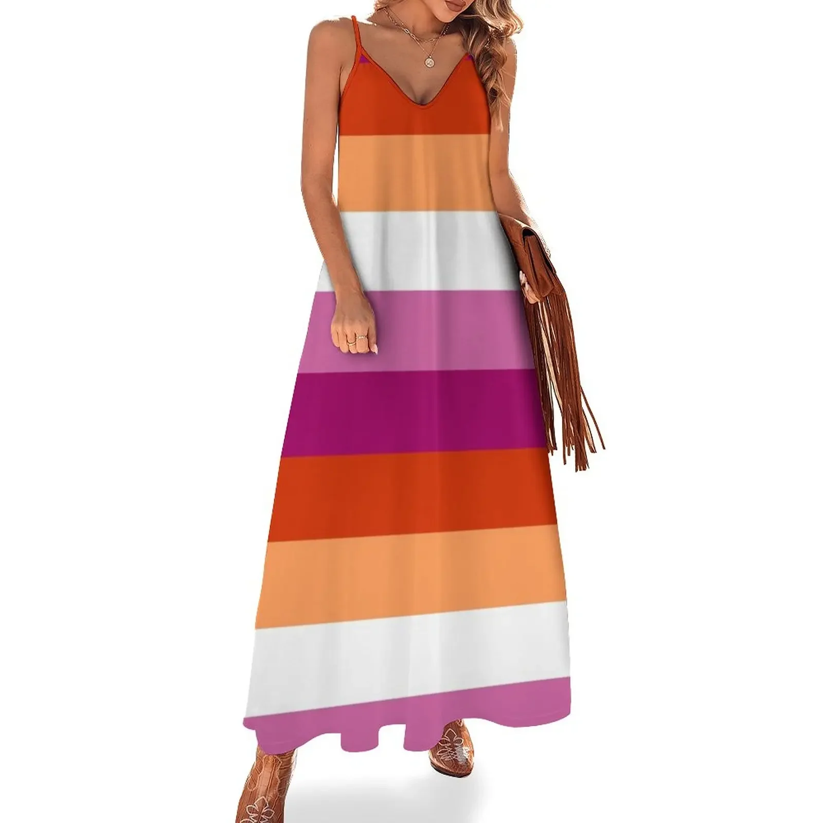 Lesbian (new) Pride Large Flag Print Sleeveless Dress dress women summer 2024 long dresses for women dresses for special events
Lesbian (new) Pride Large Flag Print Sleeveless Dress dress women summer 2024 long dresses for women dresses for special events
