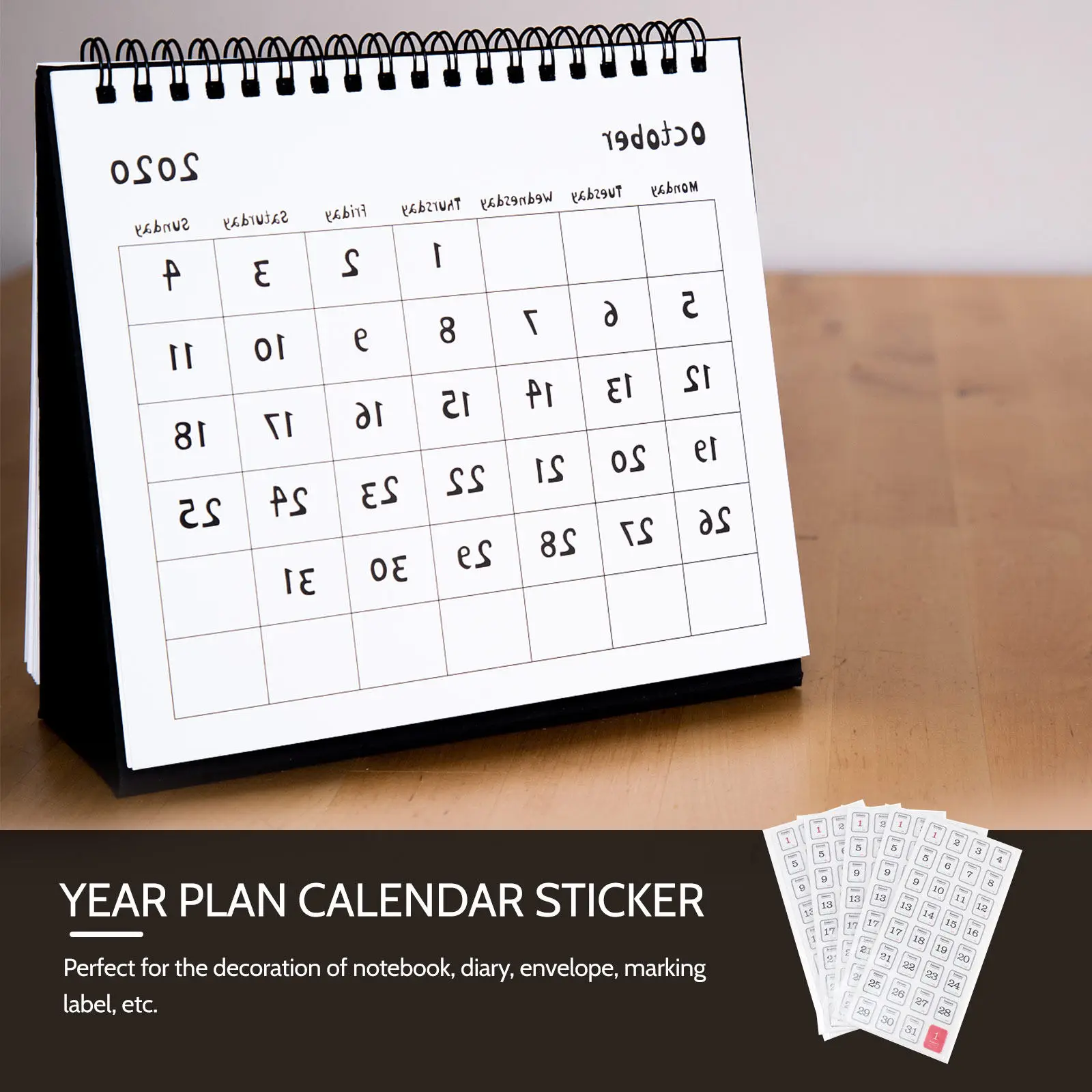 60Pcs Calendar Stickers Self Adhesive Premium Paper Daily Planner Decorative Stickers for Notebook Diary Envelope Year Plan
60Pcs Calendar Stickers Self Adhesive Premium Paper Daily Planner Decorative Stickers for Notebook Diary Envelope Year Plan