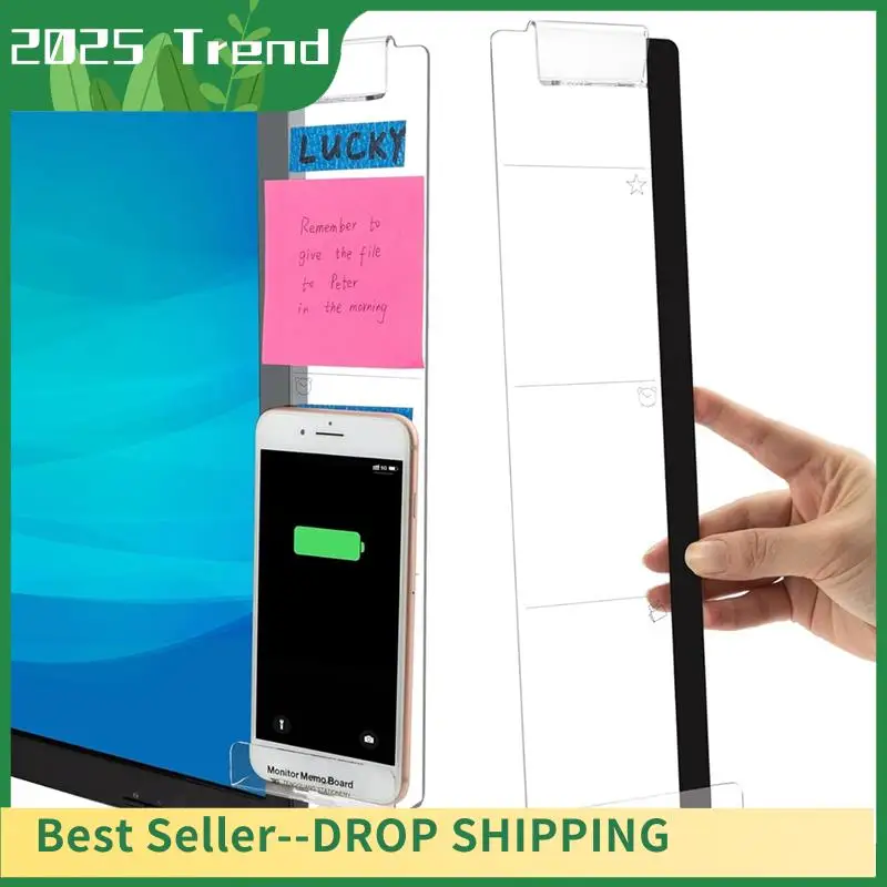 AD33 HOT Transparent Display Side Panel Transparent Computer Message Board Side Sticky Note Clip
AD33 HOT Transparent Display Side Panel Transparent Computer Message Board Side Sticky Note Clip