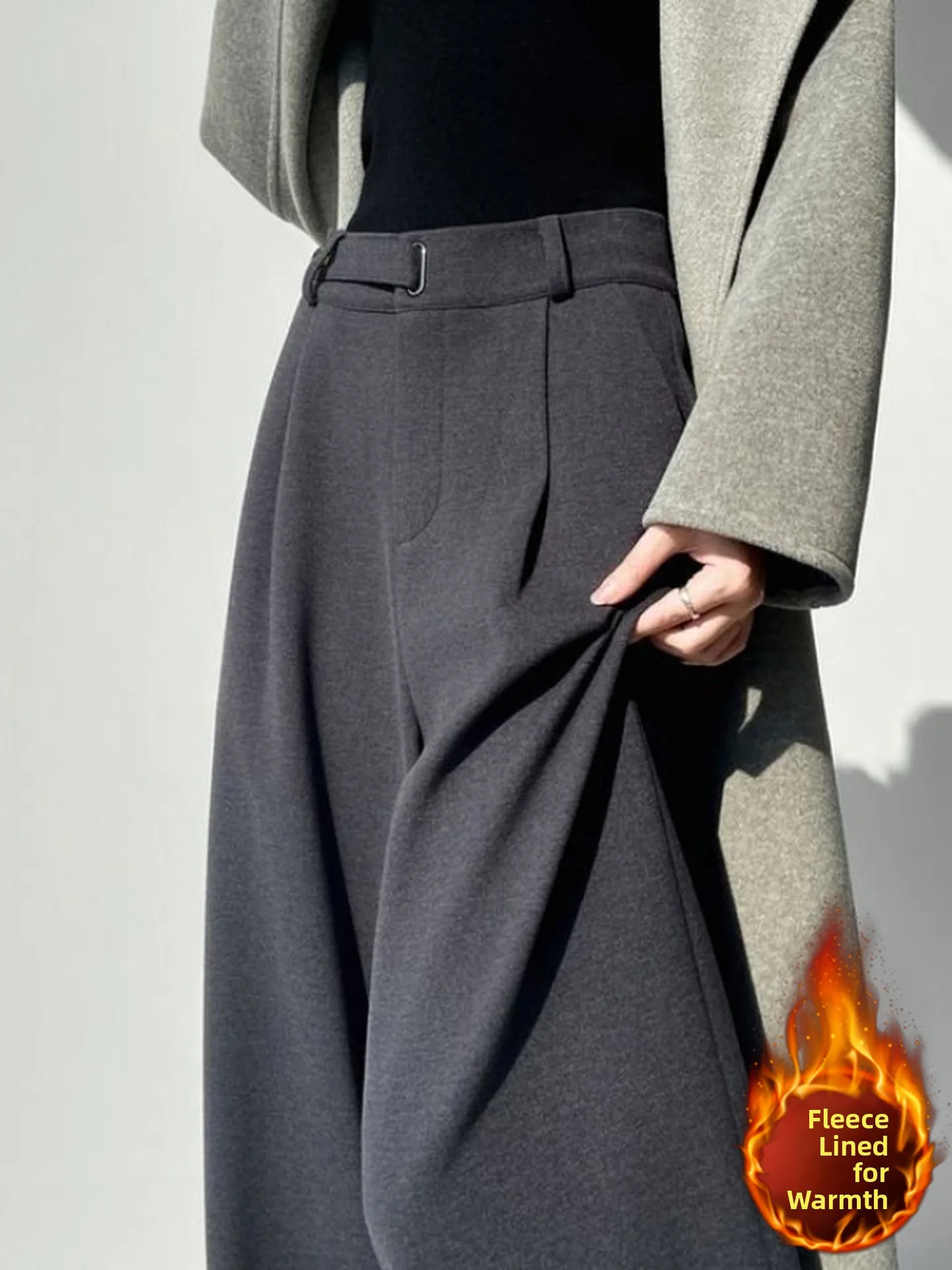 ay Woolen Suit Wide Leg Pants Women Winter Thiened Fce Floor-Length Slim Version Dra Straight Leg Pants
ay Woolen Suit Wide Leg Pants Women Winter Thiened Fce Floor-Length Slim Version Dra Straight Leg Pants