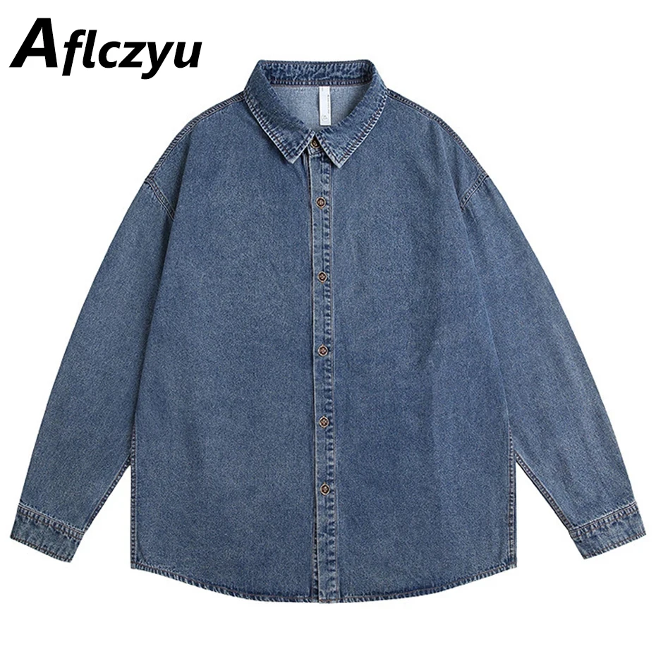 Solid Color Denim Shirts Men Spring Autumn Long Sleeve Shirts Fashion Casual Jean Jacket Male
Solid Color Denim Shirts Men Spring Autumn Long Sleeve Shirts Fashion Casual Jean Jacket Male