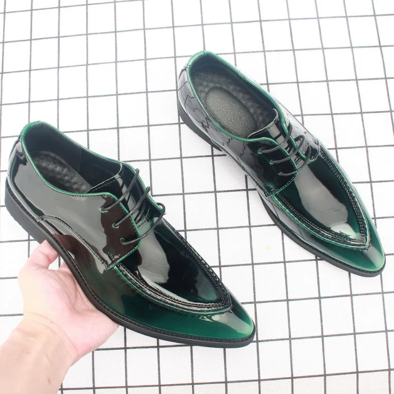 Four Seasons of New Business Formal Men's Youth Trend Soft Bottom Casual Inside High Leather Shoes Groom Wedding Shoes D5160
Four Seasons of New Business Formal Men's Youth Trend Soft Bottom Casual Inside High Leather Shoes Groom Wedding Shoes D5160