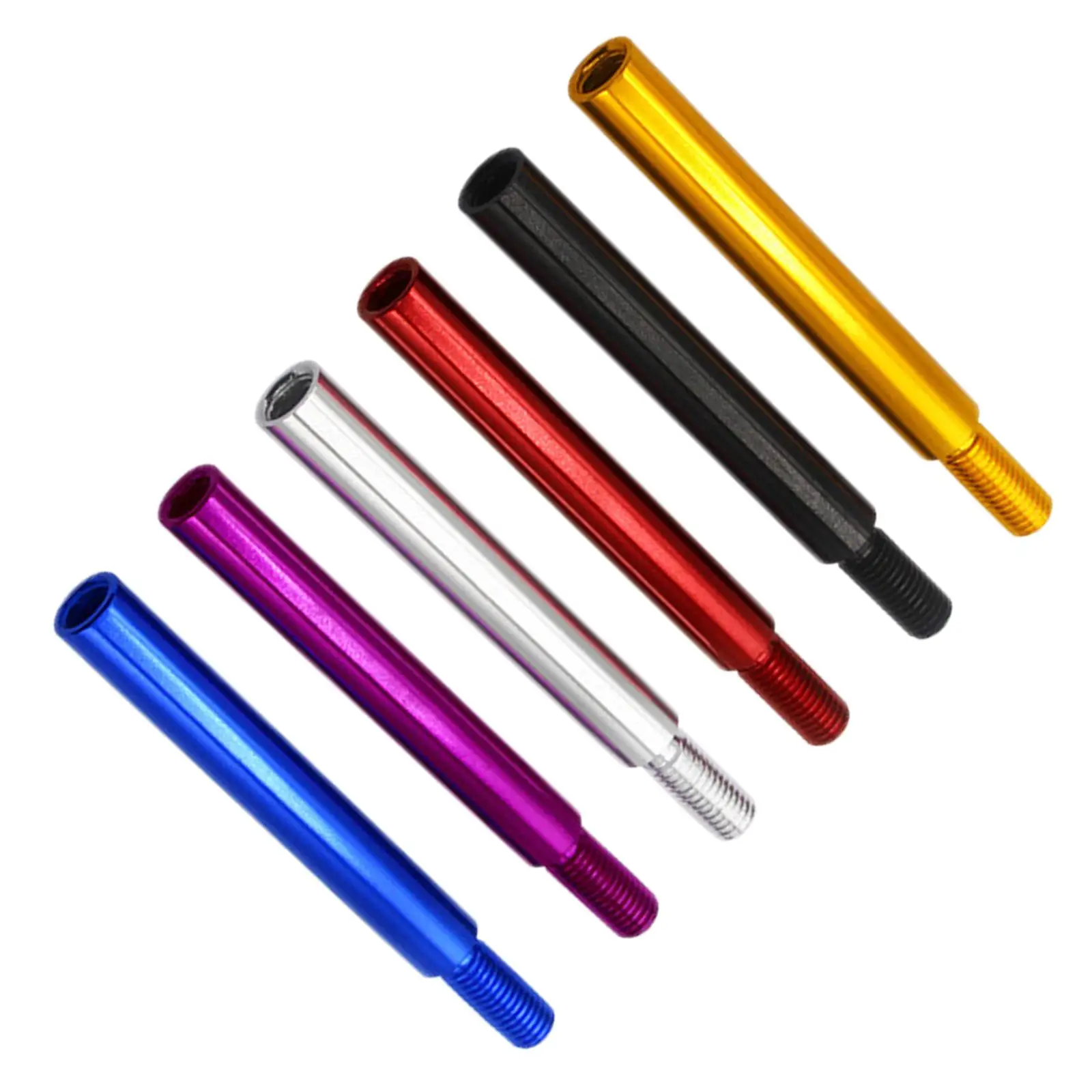 120mm Shift Knob Extender Lever M10x1.5 Thread Aluminium Alloy Compatible for Honda Fit EG EK DC Manual Vehicles
120mm Shift Knob Extender Lever M10x1.5 Thread Aluminium Alloy Compatible for Honda Fit EG EK DC Manual Vehicles