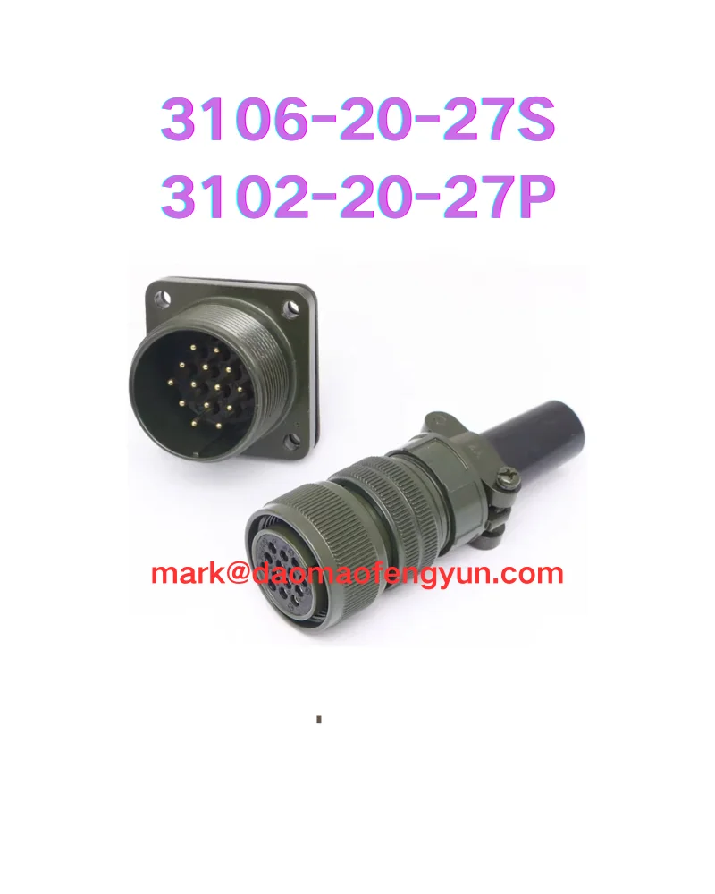 3106-20-27S 3102-20-27P Новая водонепроницаемая авиационная розетка, 14-жильный 3106-20-27S 3102-20-27P
3106-20-27S 3102-20-27P Новая водонепроницаемая авиационная розетка, 14-жильный 3106-20-27S 3102-20-27P