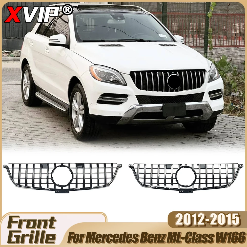 XVIP Передняя хромированная Серебряная GTR стильная гоночная решетка для Mercedes Benz ML-Class W166 ML250 ML350 ML400 ML500 ML550 12-15 решетка радиатора
XVIP Передняя хромированная Серебряная GTR стильная гоночная решетка для Mercedes Benz ML-Class W166 ML250 ML350 ML400 ML500 ML550 12-15 решетка радиатора