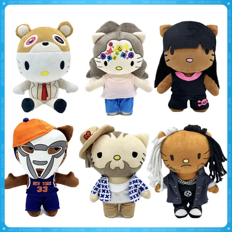 Anime HelloKitty Plush Doll Toy Rock Style Soft Stuffed Plush Toy Star Hip-hop Style Kawaii Stuffed Doll Room Decoration Toy Kid
Anime HelloKitty Plush Doll Toy Rock Style Soft Stuffed Plush Toy Star Hip-hop Style Kawaii Stuffed Doll Room Decoration Toy Kid