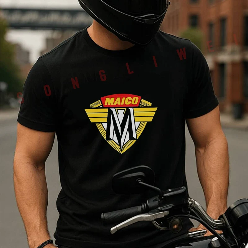 Maico Motorcycles Print Moto Summer Short-sleeved Cotton T Shirt Men Women Streetwear Loose T-shirts
Maico Motorcycles Print Moto Summer Short-sleeved Cotton T Shirt Men Women Streetwear Loose T-shirts