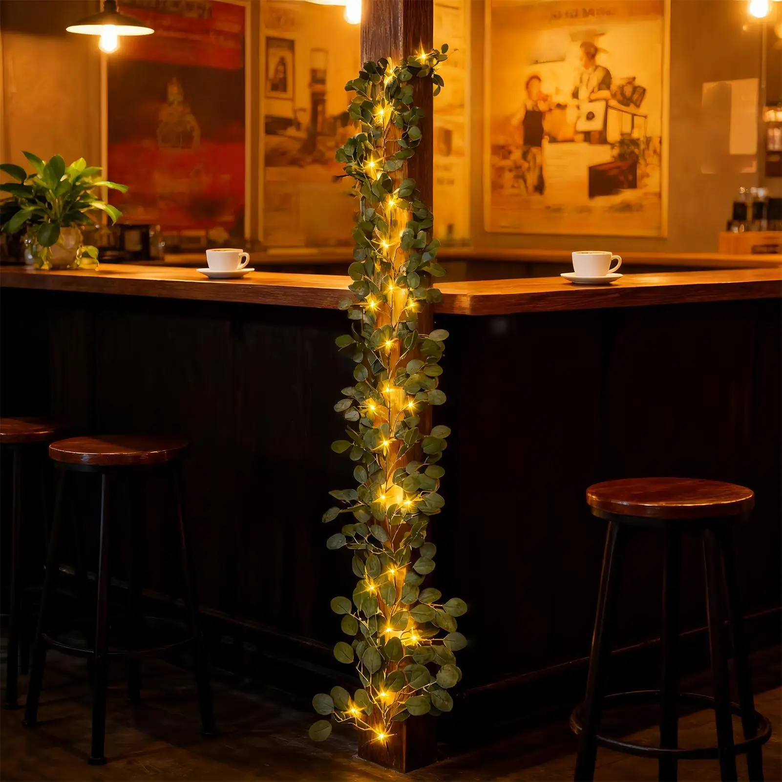 Fairy Light Olive Branch Garland with 96 LED fairy lights Fake simulated olive Plant wreath with Timer for Holiday decoration
Fairy Light Olive Branch Garland with 96 LED fairy lights Fake simulated olive Plant wreath with Timer for Holiday decoration
