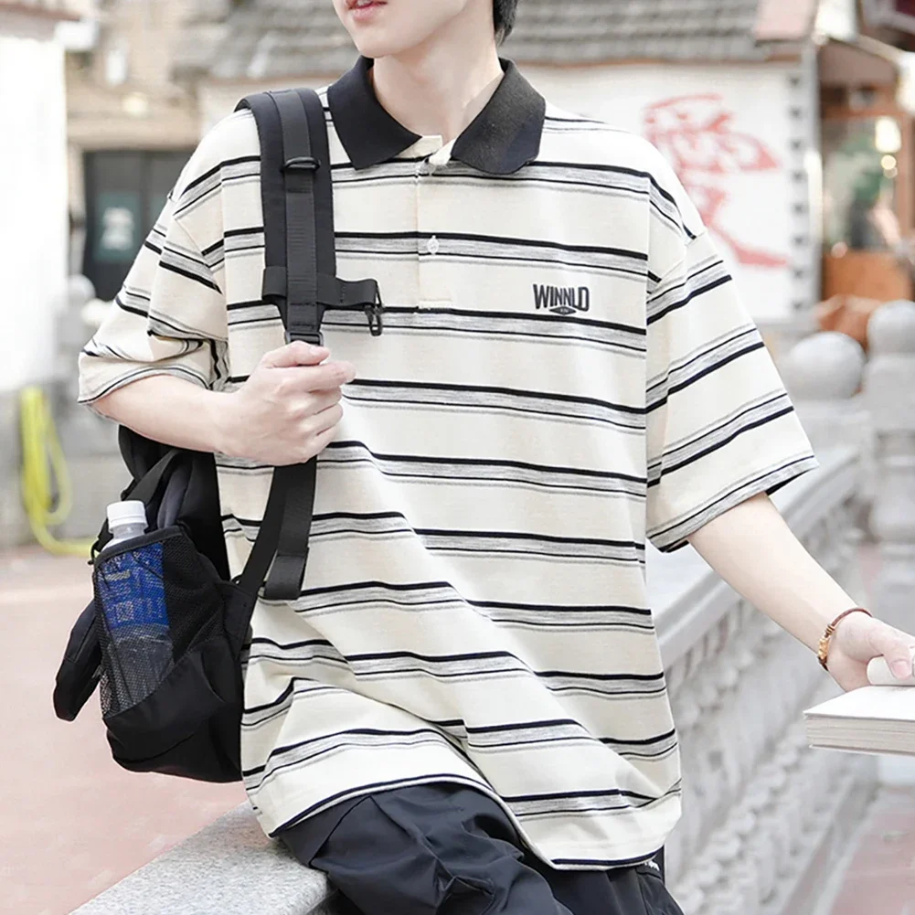 Casual Summer Mens Summer T-Shirts Casual Striped Short Sleeve Shirts Vintage Short Sleeve Tops Summer Fashion
Casual Summer Mens Summer T-Shirts Casual Striped Short Sleeve Shirts Vintage Short Sleeve Tops Summer Fashion