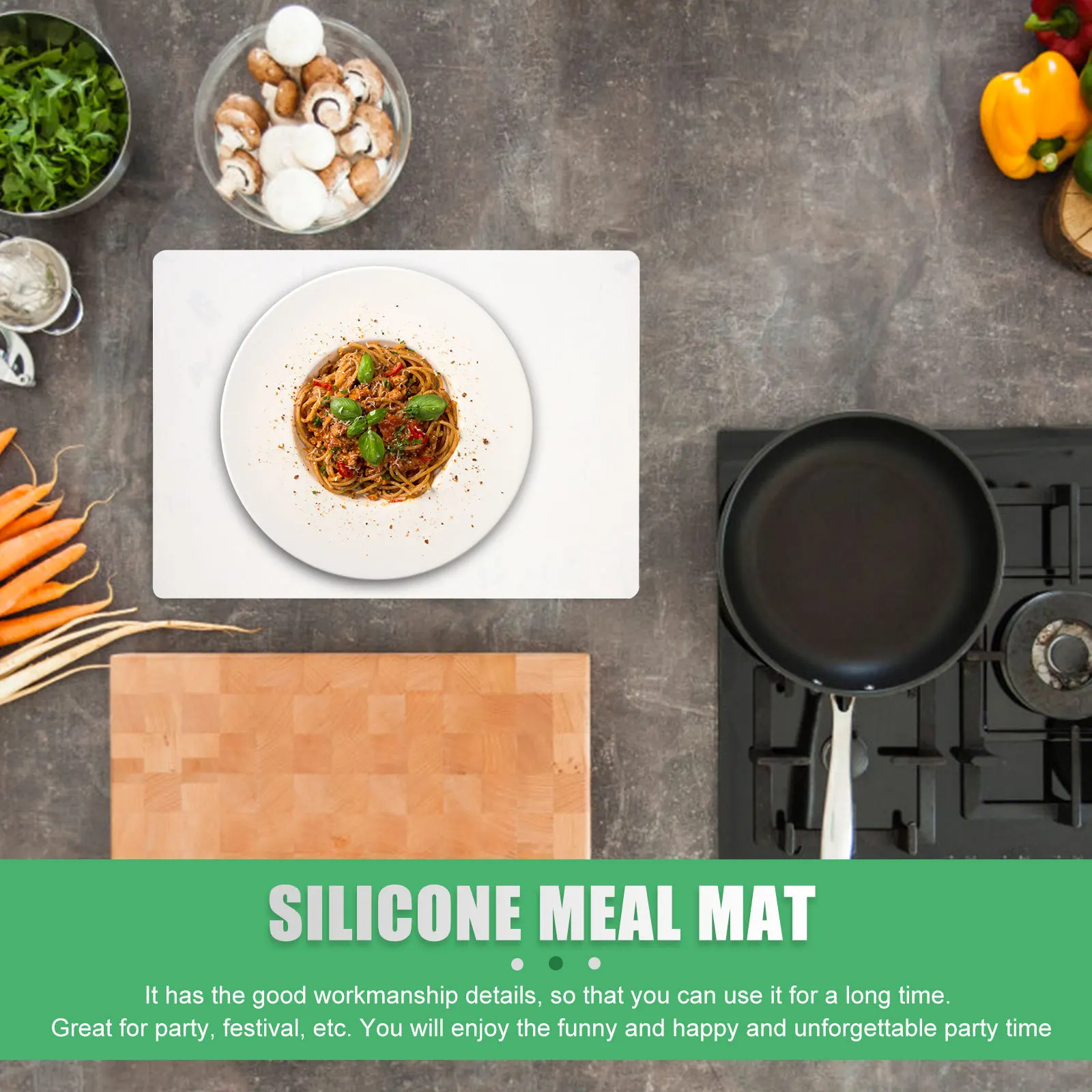 4pcs Silicone Placemats Rectangular Non-Slip Heat-Resistant Waterproof Table Mats For Dining Kitchen Home Use Reusable Washable
4pcs Silicone Placemats Rectangular Non-Slip Heat-Resistant Waterproof Table Mats For Dining Kitchen Home Use Reusable Washable