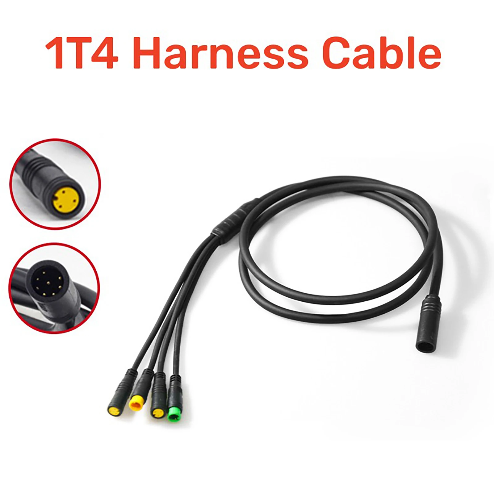 Ebike Motor Cable 1T4 for Bafang Middle Motor BBS01 BBS02 BBSHD with Display Brake Lever and Throttle Connector Fits 8fun Motor
Ebike Motor Cable 1T4 for Bafang Middle Motor BBS01 BBS02 BBSHD with Display Brake Lever and Throttle Connector Fits 8fun Motor