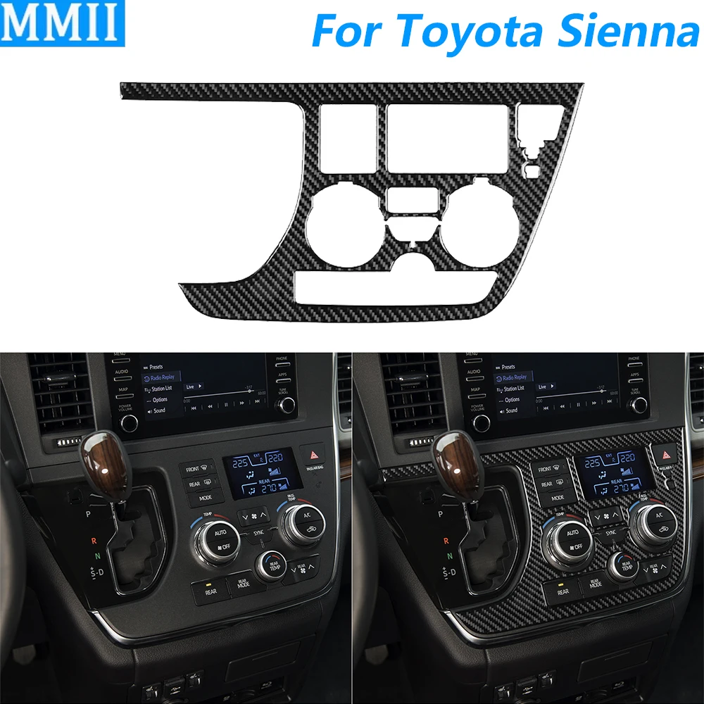 Для Toyota Sienna 2015-2020: накладка на панель управления кондиционером из углеродного волокна, декоративная наклейка, аксессуар для автомобиля
Для Toyota Sienna 2015-2020: накладка на панель управления кондиционером из углеродного волокна, декоративная наклейка, аксессуар для автомобиля