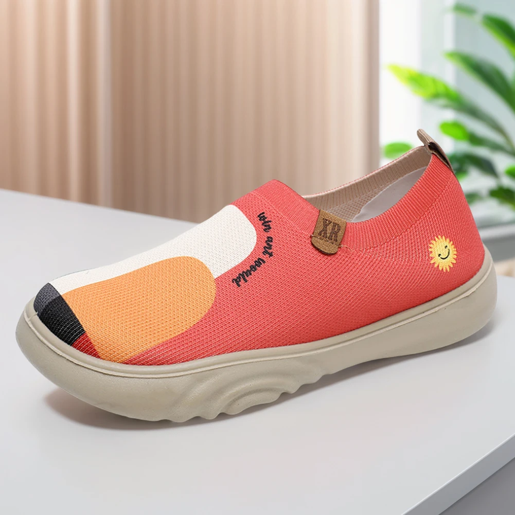 Women Painted Loafers Round Toe Floral Art Sneakers Breathable Fashion Travel Shoes Casual Walking Shoes for Daily Wear
Women Painted Loafers Round Toe Floral Art Sneakers Breathable Fashion Travel Shoes Casual Walking Shoes for Daily Wear