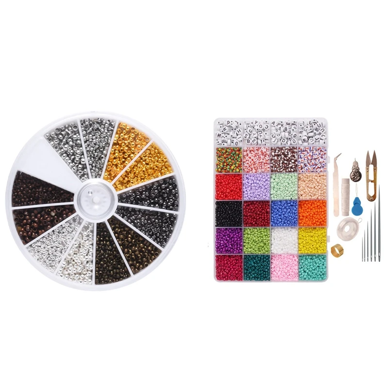 10000Pcs Glass Beads Letter Beads & 1Box Tube Crimp Beads Jewelry Making Ends Round Loose Spacer Beads Metal Beads
10000Pcs Glass Beads Letter Beads & 1Box Tube Crimp Beads Jewelry Making Ends Round Loose Spacer Beads Metal Beads