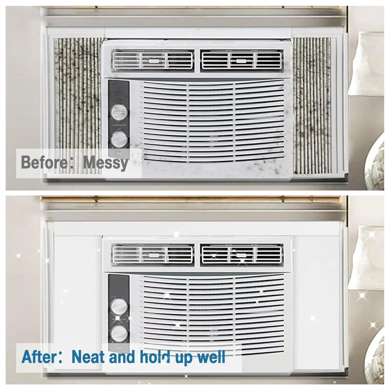 AC Window Seal Kit Universal High-Density 2 Piece Window Unit Insulation Panels For Home Office Apartment Bedroom Warehouse
AC Window Seal Kit Universal High-Density 2 Piece Window Unit Insulation Panels For Home Office Apartment Bedroom Warehouse