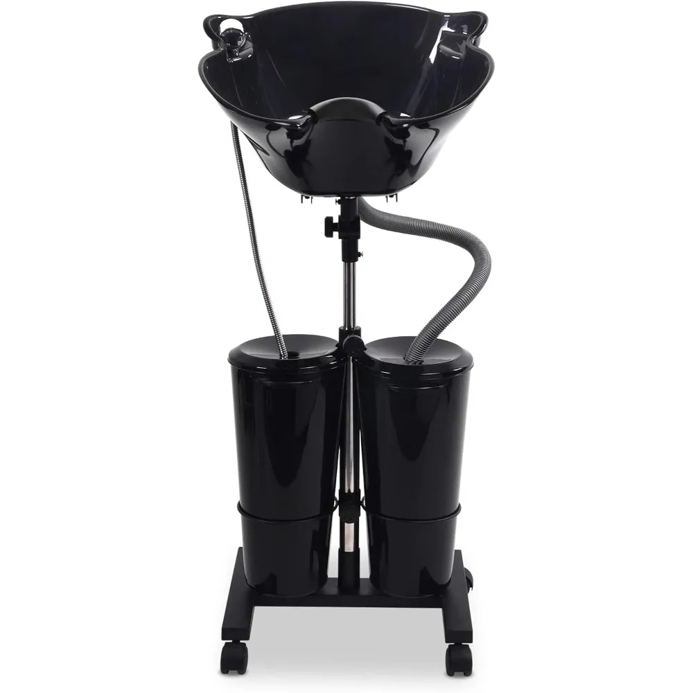 Portable Shampoo Bowl with Electric Pump and 2 Water Tanks, Portable Hair Washing Sink with Sprayer for Salon Home, Black
Portable Shampoo Bowl with Electric Pump and 2 Water Tanks, Portable Hair Washing Sink with Sprayer for Salon Home, Black
